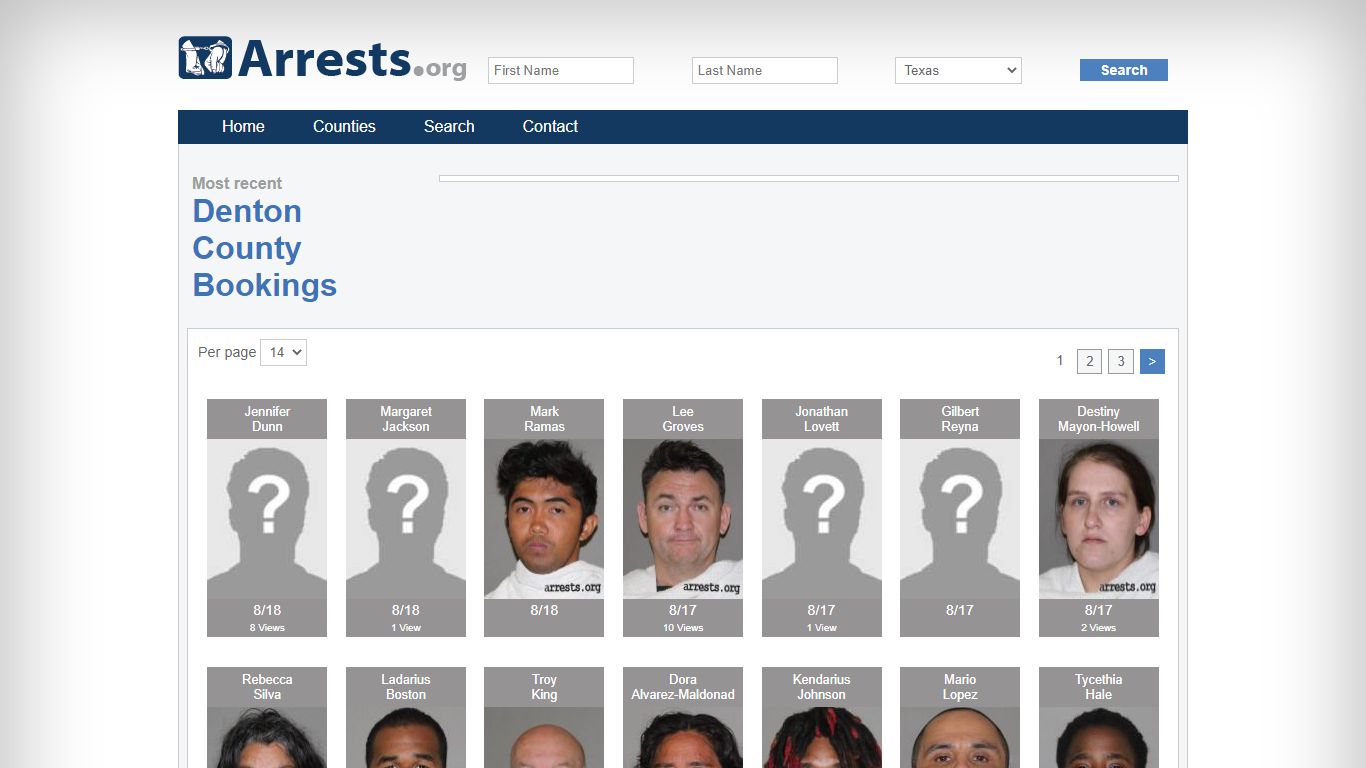 Denton County Arrests and Inmate Search